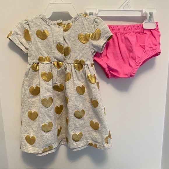 Koala Baby Girl Infant Dress With Bloomers & Bodysuit Bundle Size 6-9 Months - Picture 3 of 10